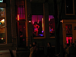 Amsterdam Red Light District picture courtesy of Amsterdam.info